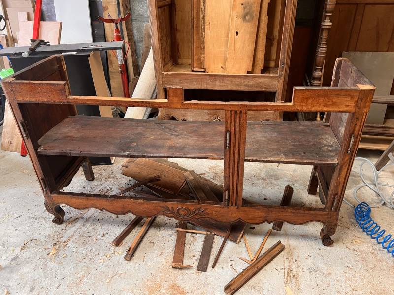 Restauration d'une enfilade provençale de style Louis XV à Saint-Médard-en-Jalles